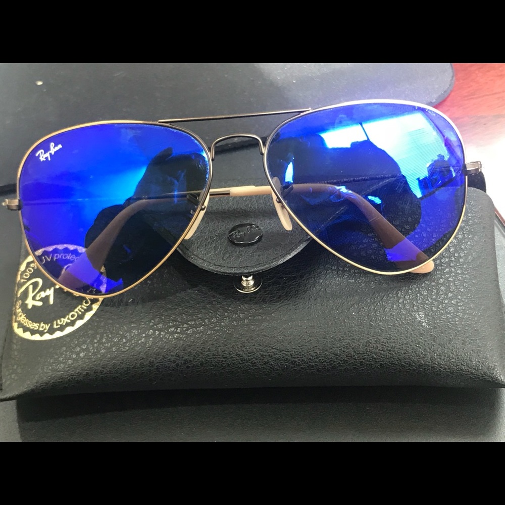 Original Ray Bans blue lenses